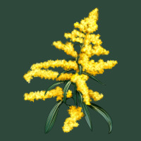 Botanical Goldenrod Illustrations Zipper Hoodie | Teevron