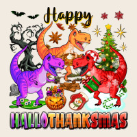 Happy Hallothanksmas Dinosaur Premium Sweatshirt | Teevron
