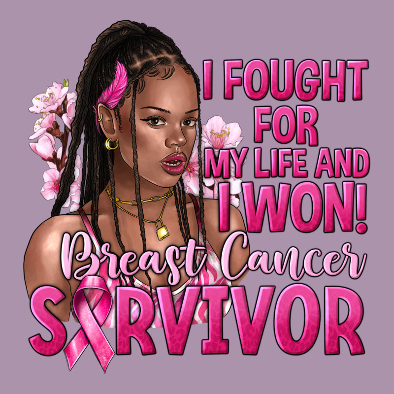 I Fought For My Life And I Won Afro Woman Heavyweight Hoodie by NancyCooperArtShop | Teevron