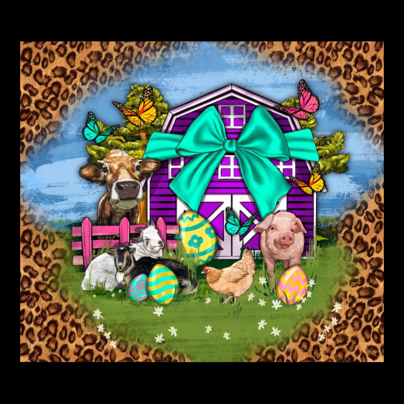 Farm Animal Easter Tumbler Easter Day Heavy Core Tee by Neo Western | Teevron