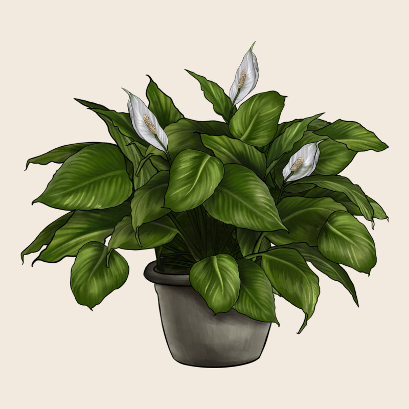 Peace Lily Zipper Hoodie by LillyAllenDesigns | Teevron