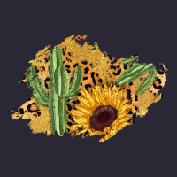 Cactus Leopard Sunflower Glitter  Patch Vintage Tee | Teevron