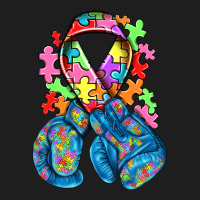 Autism Awareness With Boxing Gloves Heavyweight Hoodie | Teevron
