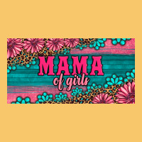 Pink Roses Mama Of Girls License Plate Vintage Hoodie | Teevron