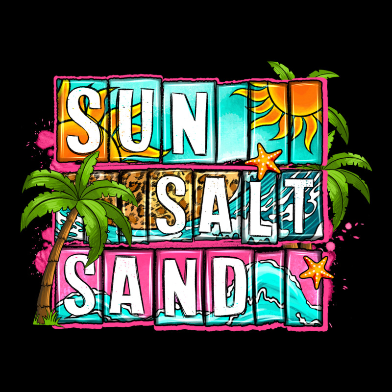 Sun Salt Sand Summer Ladies Tee by Zillion Design Studio | Teevron