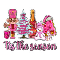 Tis The Season Pink Christmas Premium Tee | Teevron