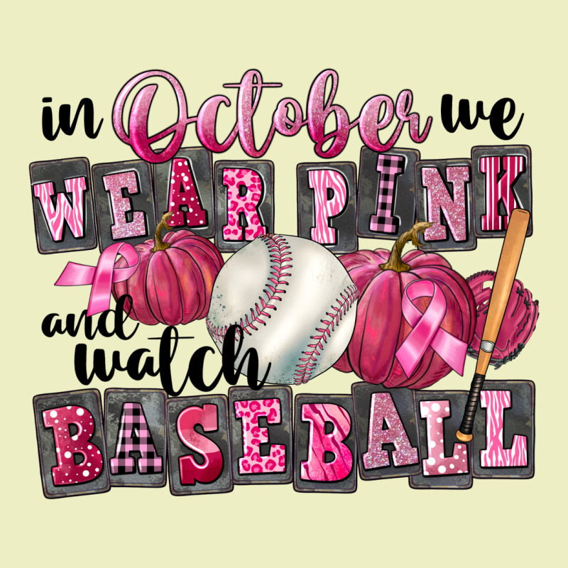 In October We Wear Pink And Watch Baseball Urban Hoodie by FaDigitalArtStudio | Teevron