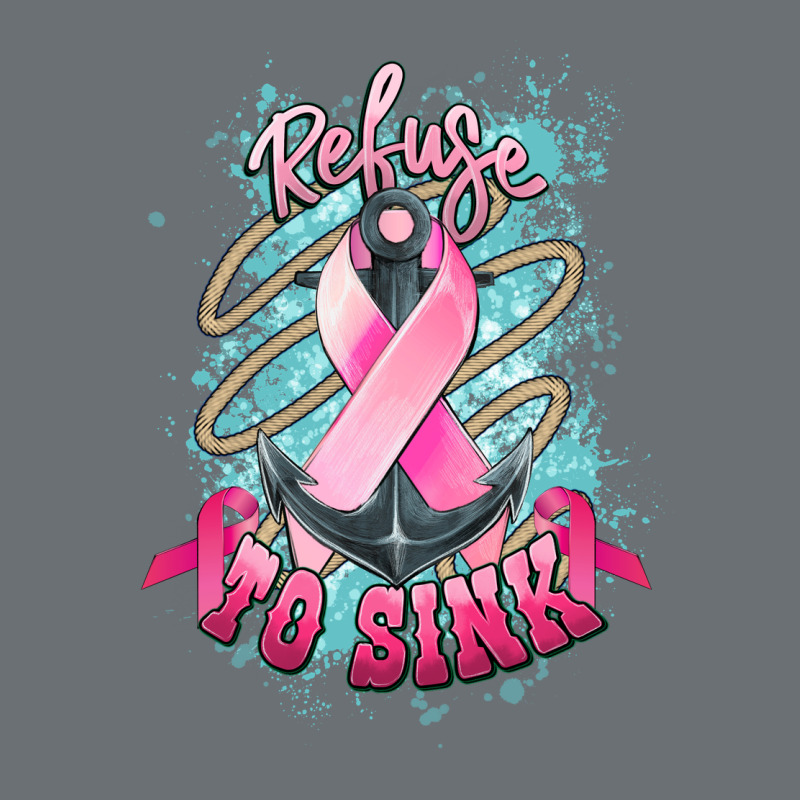 Refuse To Sink Cancer Anchor Cancer Awareness Premium Hoodie by HowdyJamesFarm | Teevron