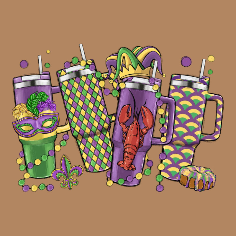 Mardi Gras Coffee Long Sleeve Tee by MaliasSmallBusiness | Teevron