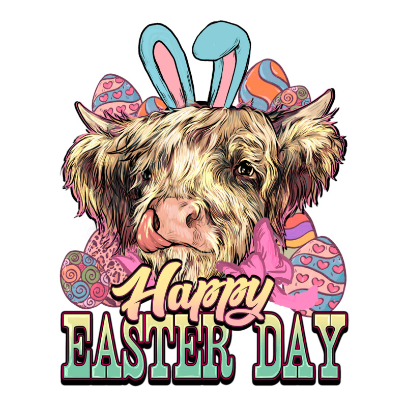 Easter Day Cow Long Sleeve Tee by NancyCooperArtShop | Teevron
