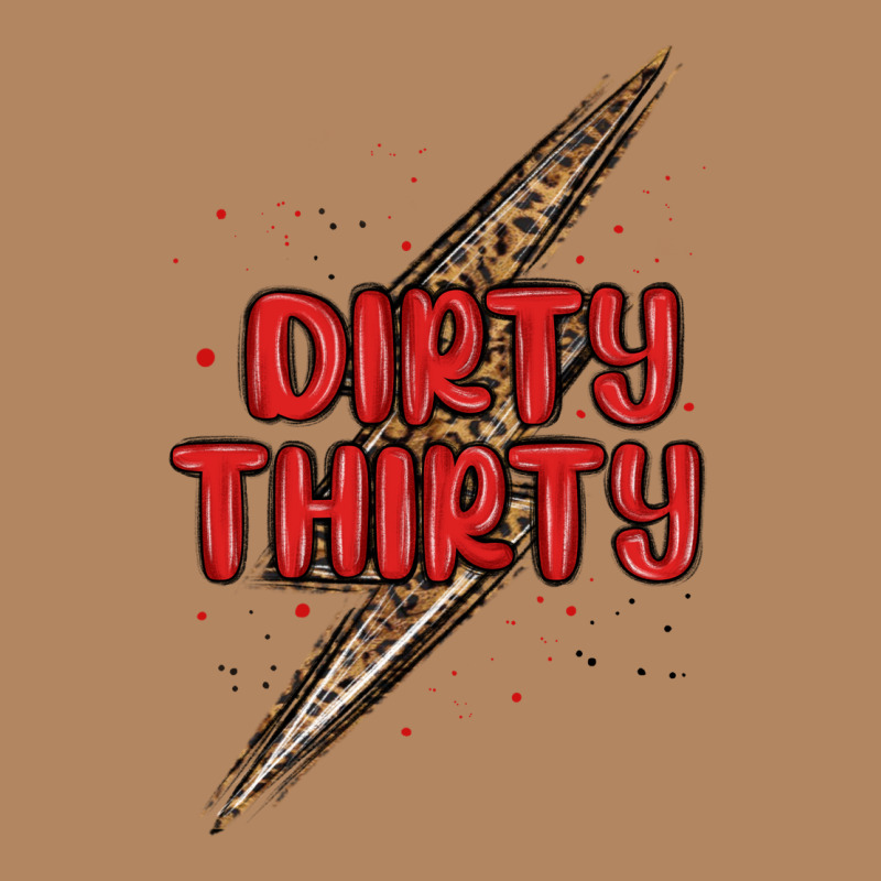 Dirty Thirty Lightning Bolt Long Sleeve Tee by MaliasSmallBusiness | Teevron