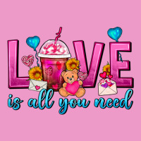Love Is All You Need Valentines Day Frappe Coffee Urban Hoodie | Teevron