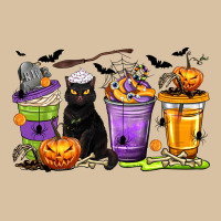 Halloween Cat Coffee Cups Heavyweight Hoodie | Teevron