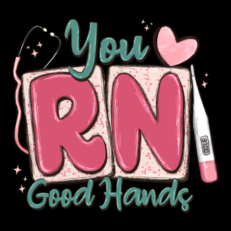 You Rn Good Hands Registered Nurse Heavyweight Sweatshirt by MaliasSmallBusiness | Teevron