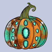 Western Cowhide Turquoise Pumpkin Long Sleeve Tee | Teevron