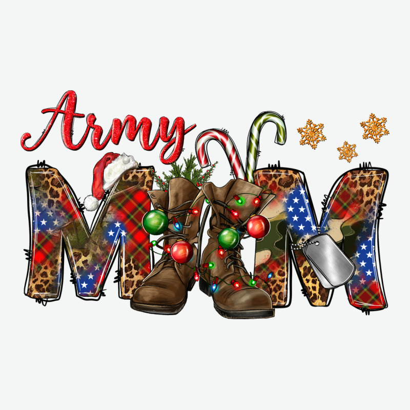 Christmas Army Mom Urban Heavy Tee by NancyCooperArtShop | Teevron
