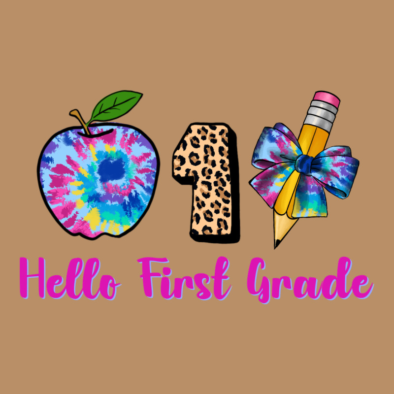 Hello First Grade Tie Dye 3200x2400 Vintage Hoodie by AdoDesignShop | Teevron