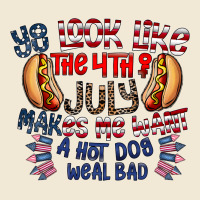 You Look Like The 4th Of July Makes Me Want A Hot Dog Weal Bad Premium Tee | Teevron