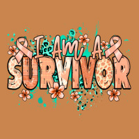I Am A Survivor Peach Ribbon Heavyweight Hoodie | Teevron