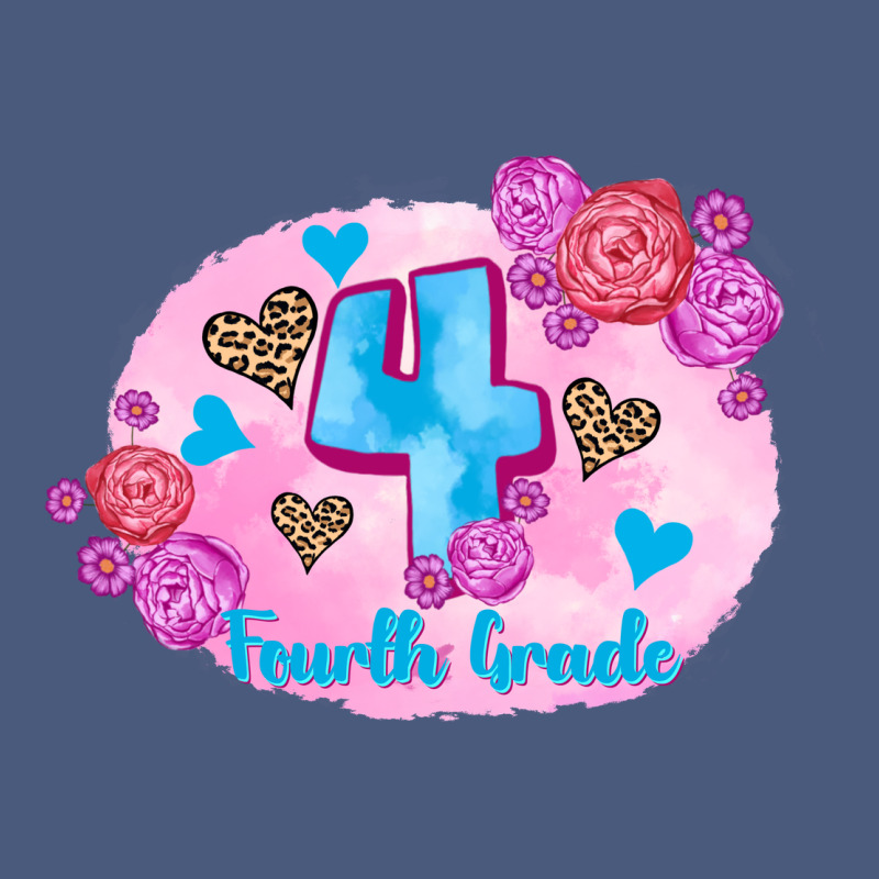 Back To School Flowers Fourth Grade 3200x2400 Vintage Hoodie by AdoDesignShop | Teevron