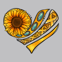 Childhood Cancer Awareness Heart Long Sleeve Tee | Teevron