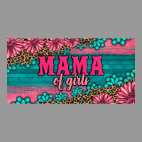 Pink Roses Mama Of Girls License Plate Vintage Hoodie | Teevron