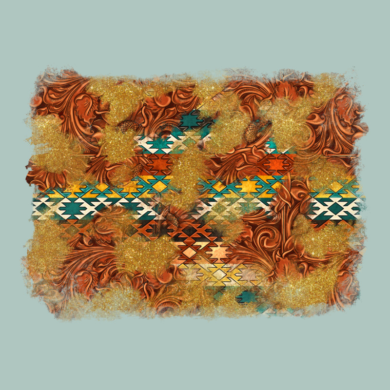 Aztec Background Pattern Western Premium Sweatshirt by texasbilliewilder | Teevron