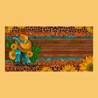 Custom Cowboy Boots Sunflowers And Cactus License Plate Vintage Hoodie | Teevron