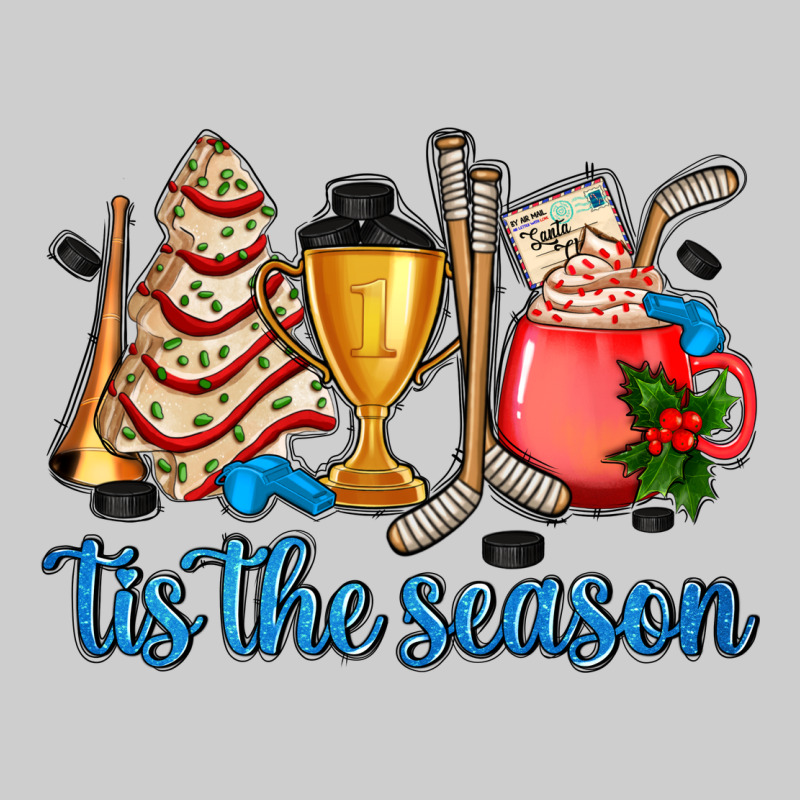 Tis The Season Hockey And Christmas Premium Tee by AdoDesignShop | Teevron
