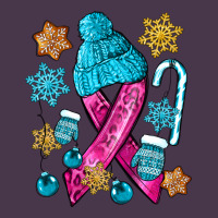 Winter Breast Cancer Ribbon Heavyweight Hoodie | Teevron