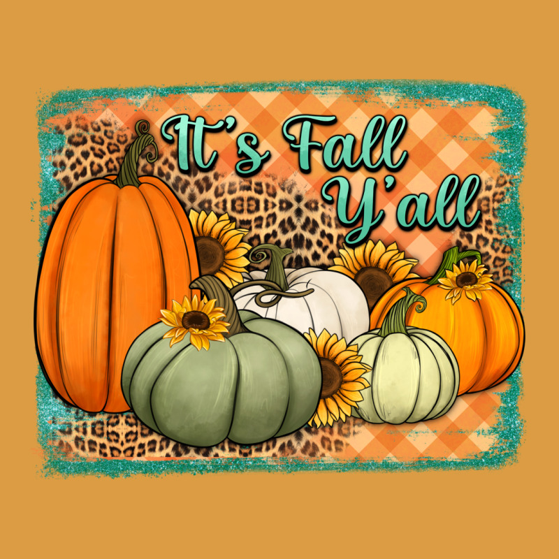 It's Fall Y'all Pumpkins Halloween And Sunflowers Urban Heavy Tee by Jasminsmagicworld | Teevron