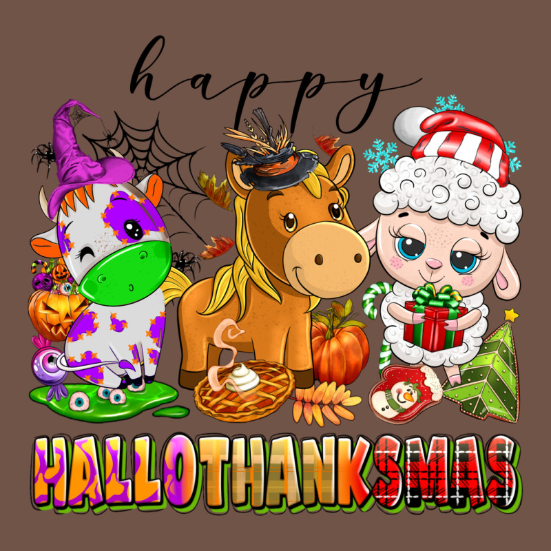 Happy Hallothanksmas Farm Animals Premium Sweatshirt by texasbilliewilder | Teevron