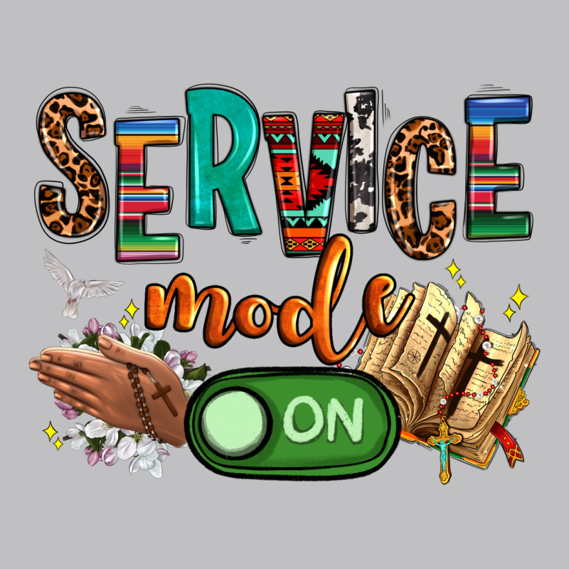 Service Mode On Woman Version Long Sleeve Tee by NancyCooperArtShop | Teevron