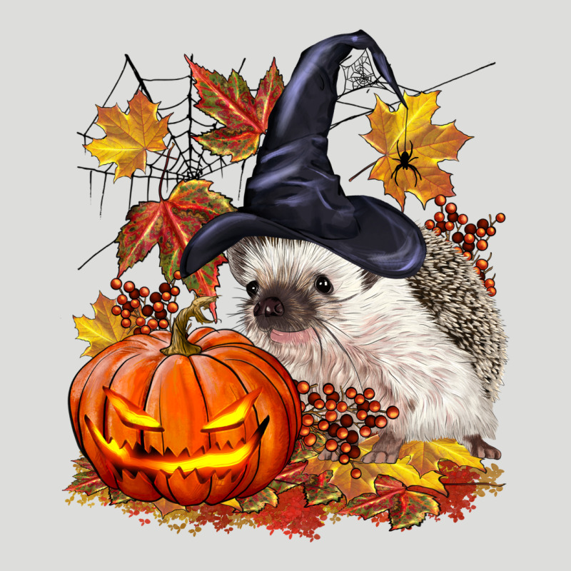 Halloween Hedgehog Zipper Hoodie by LillyAllenDesigns | Teevron