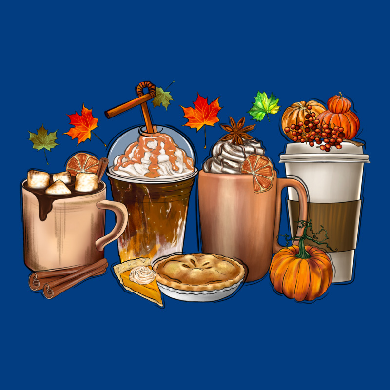 Pumpkin Spice Coffee Cups Premium Sweatshirt by texasbilliewilder | Teevron