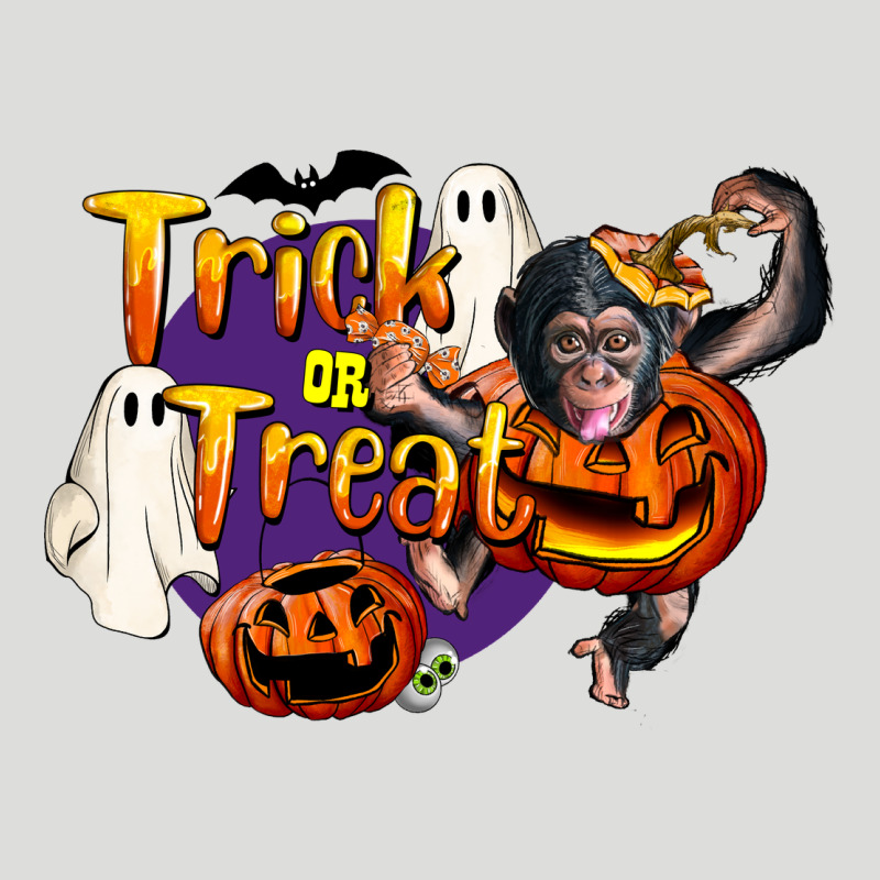 Trick Or Treat Chimpanzee Zipper Hoodie by LillyAllenDesigns | Teevron