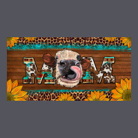 Western Heifer Mom With Sunflowers And Turquoise License Plate Vintage Hoodie | Teevron