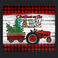Christmas On The Farm Tractor Vintage Tee | Teevron