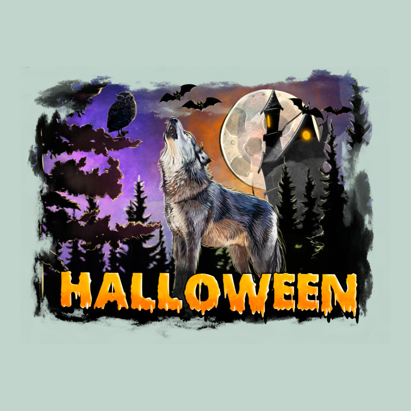 Halloween Wolf Zipper Hoodie by LillyAllenDesigns | Teevron