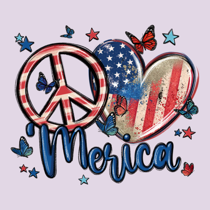 Peace Love 'merica Classic Tee by MaliasSmallBusiness | Teevron