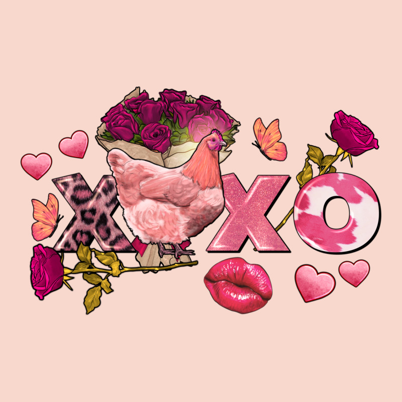 Chicken Valentine's Day Xoxo Urban Hoodie by FaDigitalArtStudio | Teevron