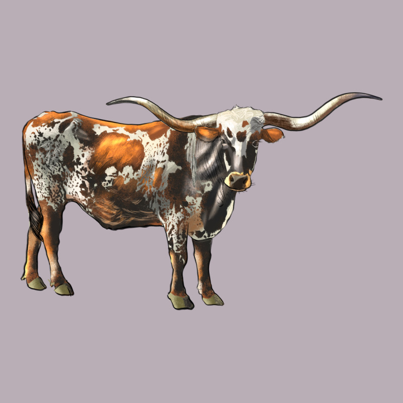 Texas Longhorn Cow Vintage Tee by LillyAllenDesigns | Teevron