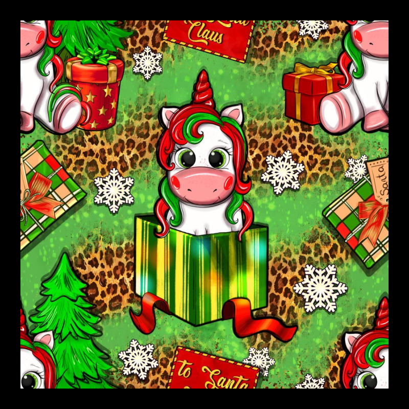 Christmas Unicorn And Gift Box Urban Heavy Tee by NancyCooperArtShop | Teevron