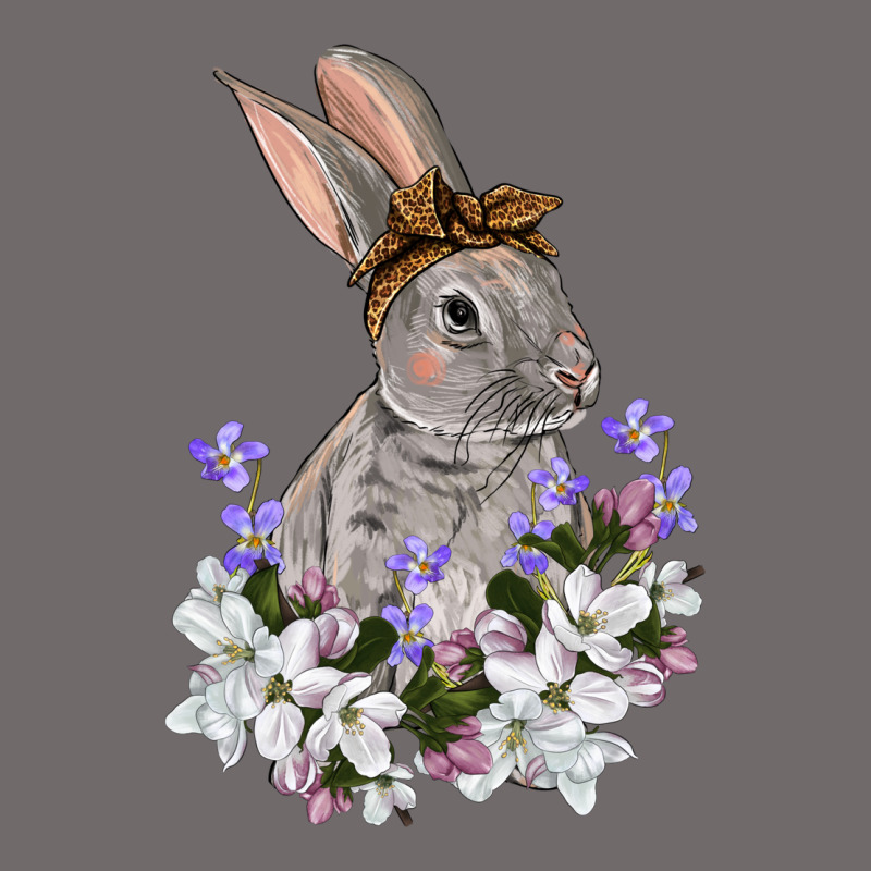 Easter Day Flowers Bunny Urban Hoodie by OliviaCreatesArt | Teevron