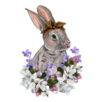 Easter Day Flowers bunny | Teevron