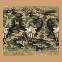 Camouflage Bull Skull Vintage Tee | Teevron