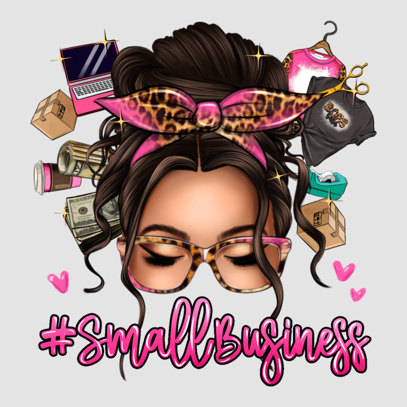 Small Business Messy Bun Premium Sweatshirt by texasbilliewilder | Teevron