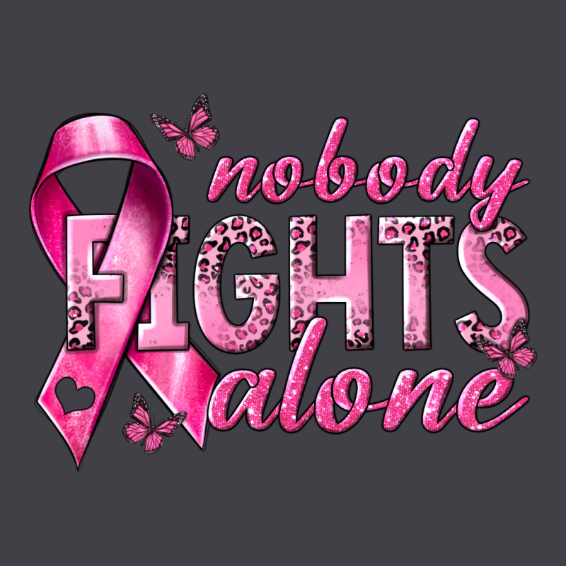 Nobody Fights Alone Cancer Heavyweight Hoodie by NancyCooperArtShop | Teevron