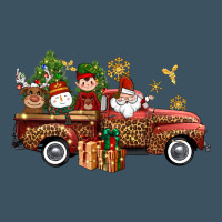Christmas Truck Elf Santa Snowman Reindeer Urban Heavy Tee | Teevron
