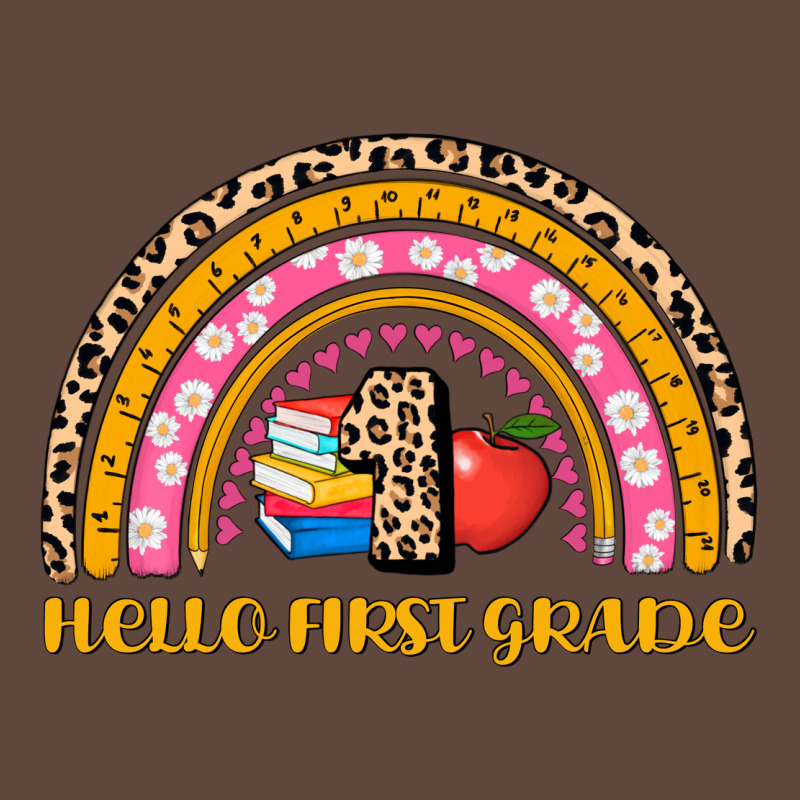 Back To School Rainbow Hello First Grade Classic Tee by AdoDesignShop | Teevron